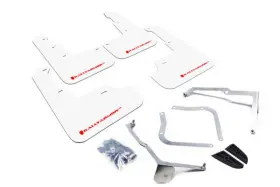 MF32-UR-WH-RD RALLY ARMOR Splash Guards Mud Flaps