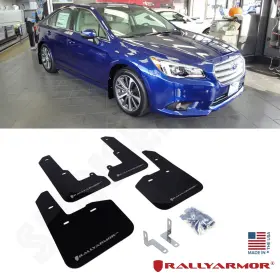 MF34-UR-BLK-SIL RALLY ARMOR Mud Flaps Subaru MF34-UR-BLK-SIL RALLY ARMOR Mud Flaps Subaru