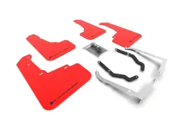 MF46-LTUR-RD-BLK RALLY ARMOR Mudflaps Urethane Crosstrek