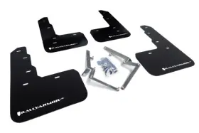 MF47-UR-BLK-WH RALLY ARMOR Mud Flap Honda Civic