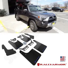 MF48-UR-BLK-BL RALLY ARMOR Mud Flaps Toyota 4RUNNER