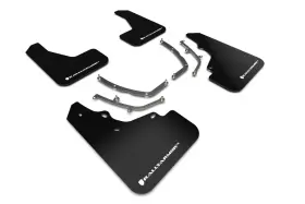 MF61-UR-BLK-WH RALLY ARMOR Hatchback Mud Flap