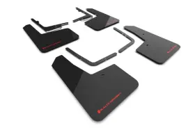 MF73-UR-BLK-RD RALLY ARMOR Splash Guards Mud Flaps