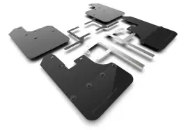 MF84-BLK-MBK RALLY ARMOR Splash Guards Mud Flaps