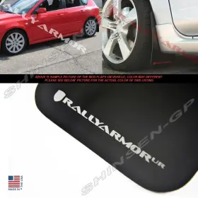 MF9-UR-BLK-SIL RALLY ARMOR Mud Flaps Mazda