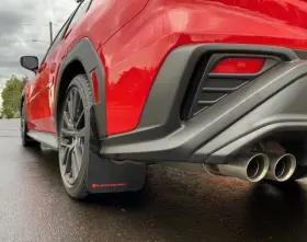 MF92-UR-BLK-RD RALLY ARMOR Mud Flaps Wrx #2