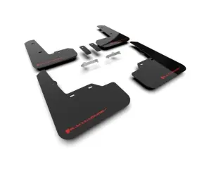 MF92-UR-BLK-RD RALLY ARMOR Mud Flaps Wrx