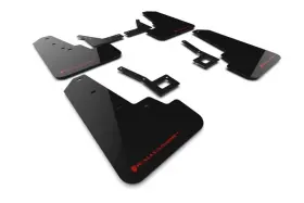RALMF98-UR-BLK-RD RALLY ARMOR Mud Flap 1500 Dodge Ram Rebel