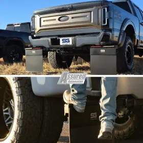 SGX-FS100 ROCK TAMERS Step Guard Mud Flaps Bed F250 F350 F450