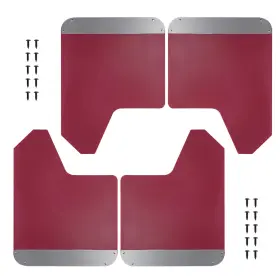 US-WE022A-R RULLINE Car Mud Flaps Night Reflectors Edges