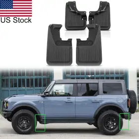 MUD-BRC-21 RY CARPARTS Front Rear Splash Guards Flaps Fender