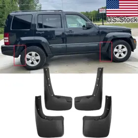 MUD-JPL-08 RY CARPARTS Front Rear Splash Guards Flaps Jeep