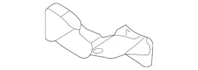 59123AN06B SUBARU Wheelhouse Liner Deflector Outback