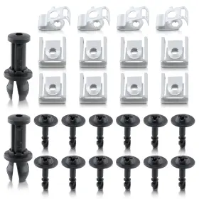 710422293460 AUDI Engine Cover Splash Guard Clips Screw Kit