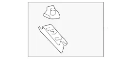 53851-52170 TOYOTA Fender Liner Extension Yaris