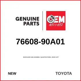 76608-90A01 TOYOTA Land Mudguard Rear Left Cruiser