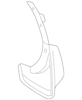 76625-02060-B1 TOYOTA Mud Guard Corolla