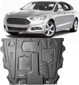 XHBFUSION1320 V-CISXVILC Front Engine Splash Guards Ford