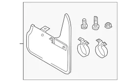 5G0-075-111-B VOLKSWAGEN Splash Guards Front
