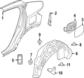 32414224 VOLVO Deflector
