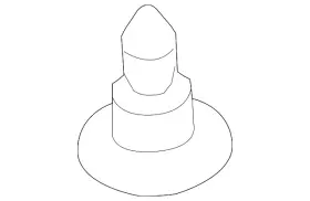 3541113 VOLVO Fender Liner Clip