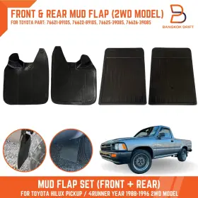 VS-MF-HILUX88 VS Mud Flaps Rubber Splash Guard LN105 2WD