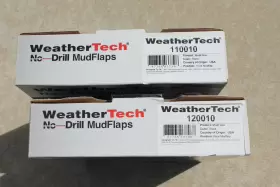 110010-120010 WEATHERTECH Drill Mudflaps Front Rear Set Chevy