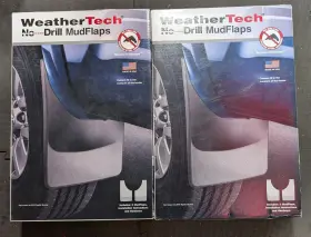 110038-120048 WEATHERTECH Drill Mudflaps Front Rear Set Yukon
