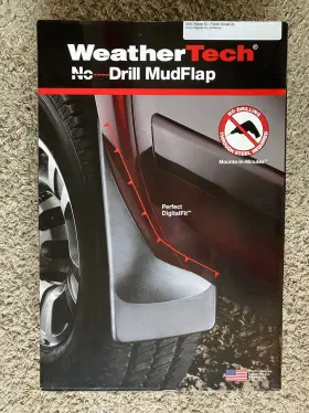 110038 WEATHERTECH Drill Front Mudflaps Escalade Tahoe Yukon