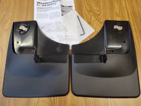 110050 WEATHERTECH Drill Mudflaps Front F-150 Ford