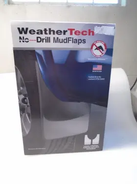 110086 WEATHERTECH Set Drill Mud Flaps Front Rear Chevy