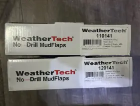 110141-120141 WEATHERTECH Drill Mudflaps Set Front Rear