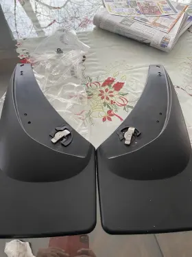 120006 WEATHERTECH Drill Mudflaps Rear Silverado Sierra #2
