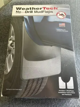 120044 WEATHERTECH Drill Mud Flaps Lobo Rear Ford