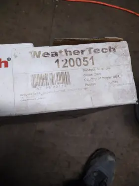 120051 WEATHERTECH Transit Rear Mud Flaps Wheel Ford