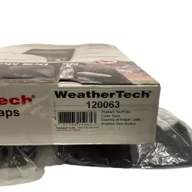 120063 WEATHERTECH Drill Mud Flaps Rear Set Honda Pilot #3