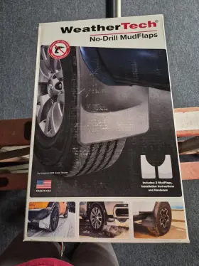 120112 WEATHERTECH Drill Mudflaps Gladiator Rear Box 120112 WEATHERTECH Drill Mudflaps Gladiator Rear Box