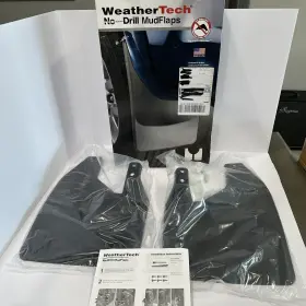 120140 WEATHERTECH Drill Mudflaps Rear Ford Bronco
