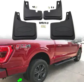 21F150DNBH WOCCH Mud Flaps Excludes F-150 Ford Raptor 21F150DNBH WOCCH Mud Flaps Excludes F-150 Ford Raptor