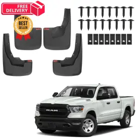 YJGDNB13 WZYJGTOP Mud Flaps Splash Guards Doge 1500 Ram