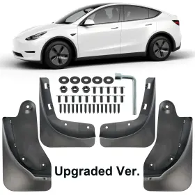 1I72057EFUS XUKEY Tesla Mud Flaps Splash Guards Front Rear X4