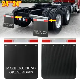 YS03019EFUS XUKEY Semi Trailer Polymer Mud Flaps Reflector