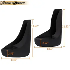 YEW63499 YELLOWSPEED Car Front Rear Splash Guards Mud Flaps #3