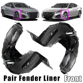638406CA1A-PFM YLT AUTO Fender Liners Front Driver Passenger