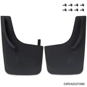 V-03RSA0107ABK YLWSPEED20 Front Splash Guards Mud Flaps Car
