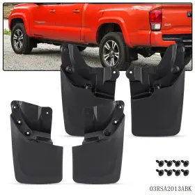 V-03RSA2013ABK YLWSPEED20 Front Rear Splash Guards Mud Flaps