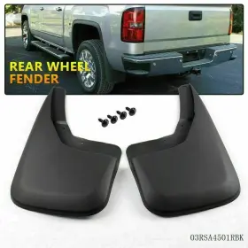 V-03RSA4501RBK YLWSPEED20 Rear Mud Flaps Splash Guards Kit