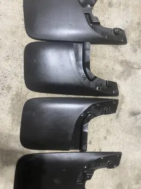 A-03RSA2012ZBK TOYOTA Mud Flaps Splash Guards Flapsguards