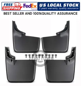 YEW78102 ZERO TOWN Splash Guards Mud Flaps Front Rear F-150