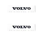 Volvo Trucks Black & White 6" X 24" Semi Truck Plastic Quarter Fender Flaps-set. Fixed Price $69.99.